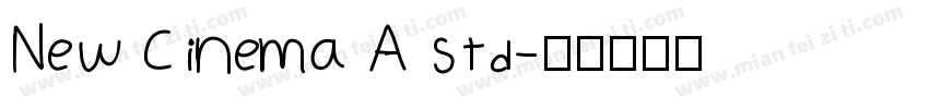 New Cinema A std字体转换